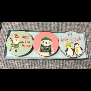 Charming 🎄Festive 🎄Holiday Coasters🎁